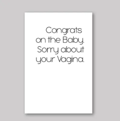 Congrats On The Baby Card - What She Said Creatives