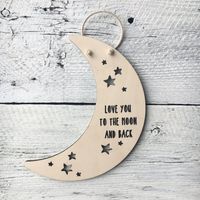 Love You To The Moon And Back - Etch'd Designs