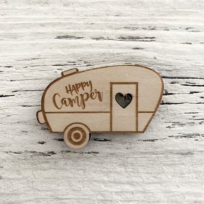 Happy Camper Magnet - Etch'd Designs