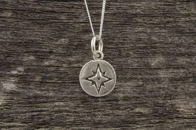 Mini Compass Rose Necklace - Mackenzie Jones