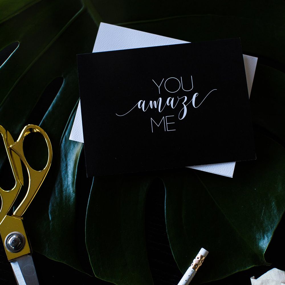 You Amaze Me Card - Love Plus Design