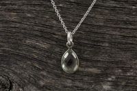 Green Amethyst Stone Necklace - Mackenzie Jones