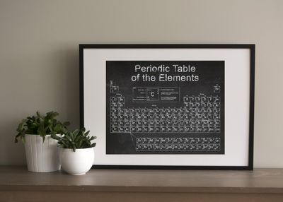 Periodic Table (16x20) Print - Morse Code Love Prints