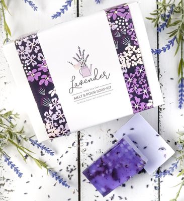 Lavender Melt & Pour Kit - Fizzy Funtastics
