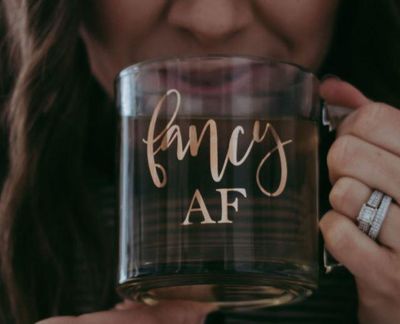 Fancy AF Mug - Love Plus Design