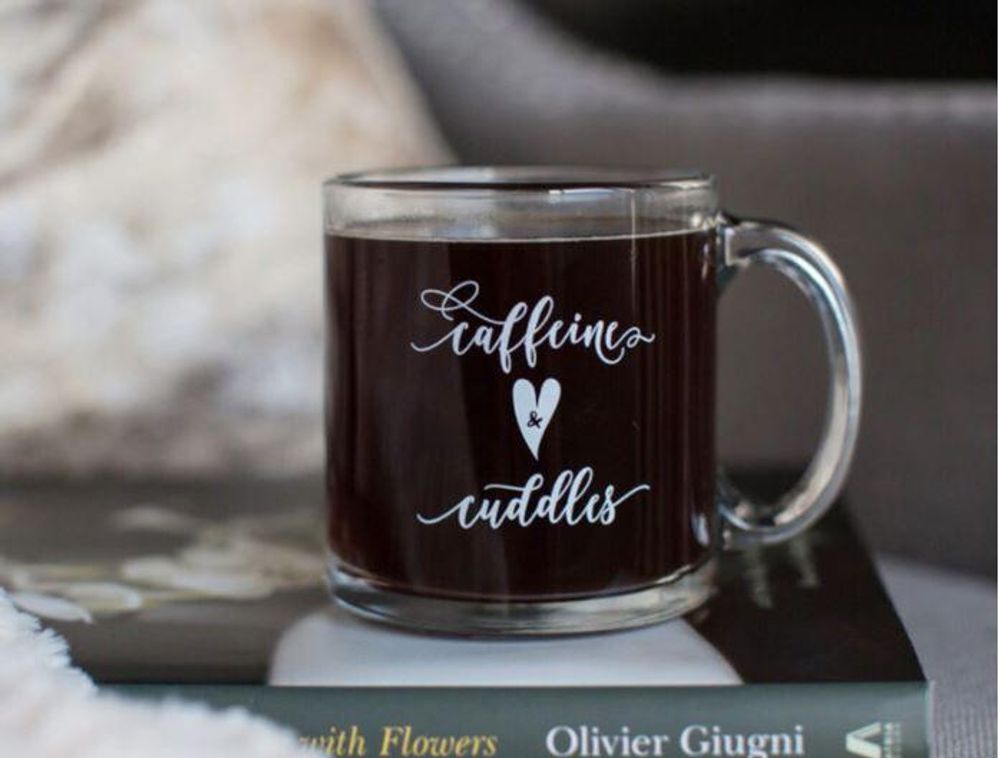 Caffeine & Cuddles Mug - Love Plus Design