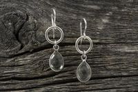 Green Amethyst Stone Earrings - Mackenzie Jones