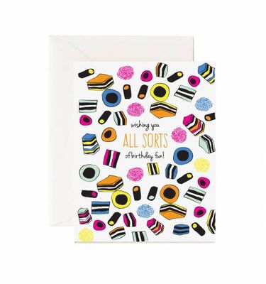 All Sorts Of Fun Card - Jaybee Design