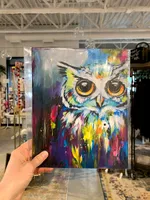 Rainbow Owl Print - Kay Rose Creative