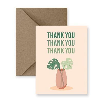 Thank You Thank You Thank You Card - IM Paper