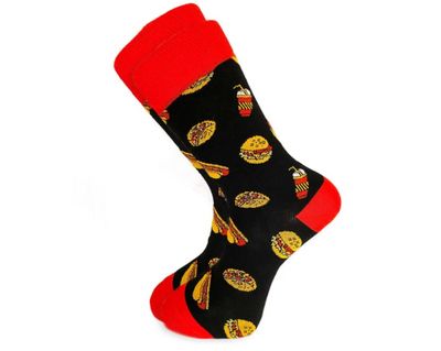 Fast Food Mens Dress Socks - Adesso