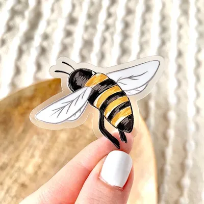 Honey Bee / Sticker - Elyse Breanne Design