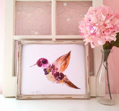 Harper Hummingbird / Print - Oxeye Floral Co