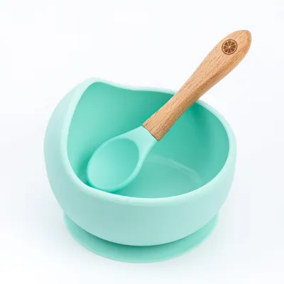 Bowl & Spoon / Mint - The Nibble Co
