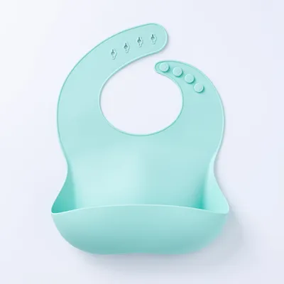 Silicone Bib / Mint - The Nibble Co