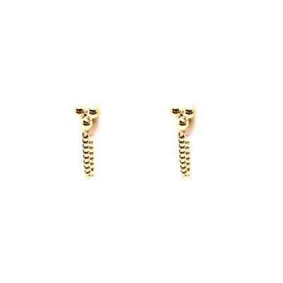 Kisa Gold Earrings - Saraswati