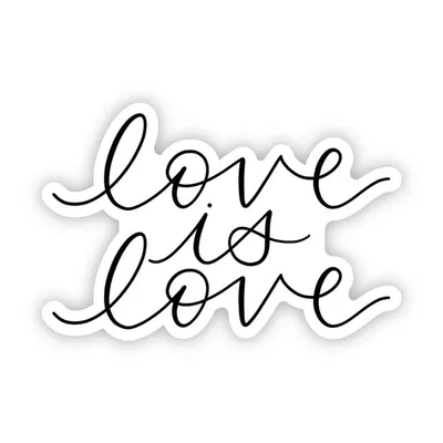 Love is Love / Sticker - Elyse Breanne Design