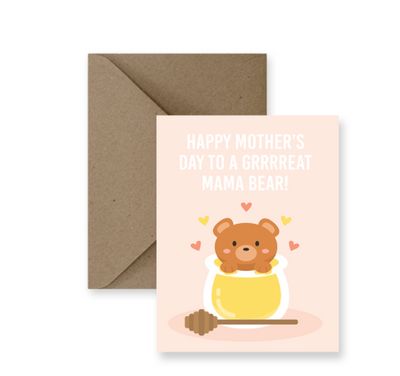 Mama Bear Card - IM Paper