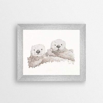 Otter Pair (8x10) Print - LND Art
