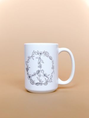 Floral Peace Mug - Keepsakes