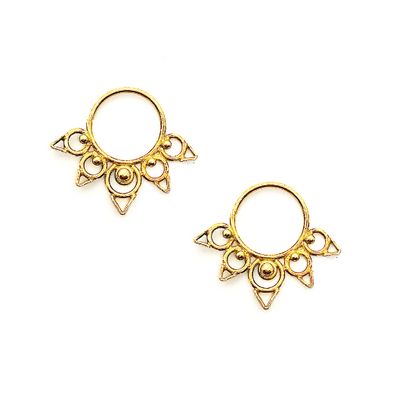 Radha Gold Earrings - Saraswati