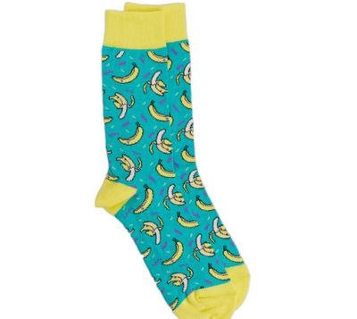 Retro Bananas Mens Dress Socks - Adesso