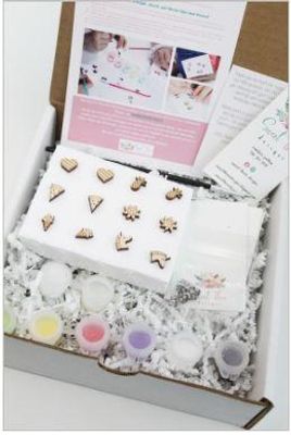 Sweet Styles Paintable Earring Kit - Sweet Three Designs