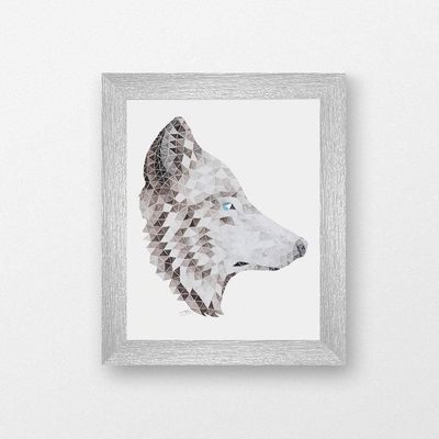 Wolf Portrait (8x10) Print - LND Art
