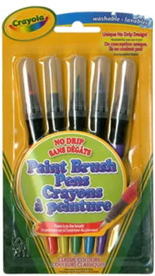 Ens. 5 crayons à peinture lavables