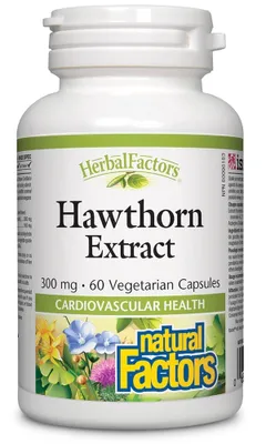 HERBAL FACTORS Hawthorn  Extract (300 mg - 60 caps)
