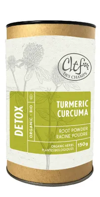 CLEF DES CHAMPS Tumeric Organic Loose Powder (3 - 150 gr Units)