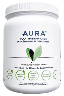 AURA NUTRITION Plant-Based Protein - Unflavoured