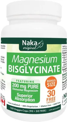 NAKA Magnesium Bisglycinate (200 mg