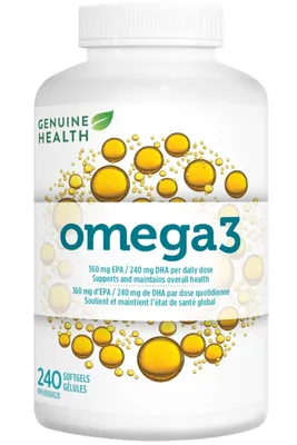 GENUINE HEALTH Omega3 (240 softgels)