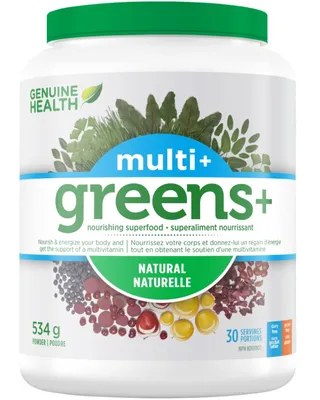 GENUINE HEALTH Greens+ Multi+ (Natural - 534 gr)