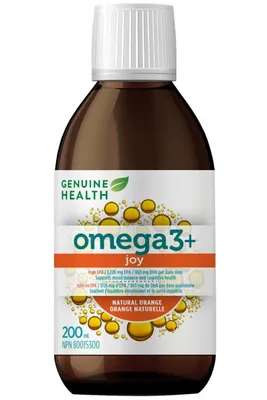 GENUINE HEALTH Omega3+ JOY (Orange - 200 ml)