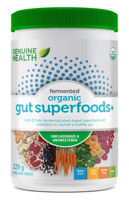 GENUINE HEALTH Organic Gut Superfoods+ (unflavoured - 229 gr)