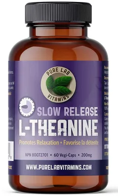 PURE LAB L-Theanine Slow Release (200 mg