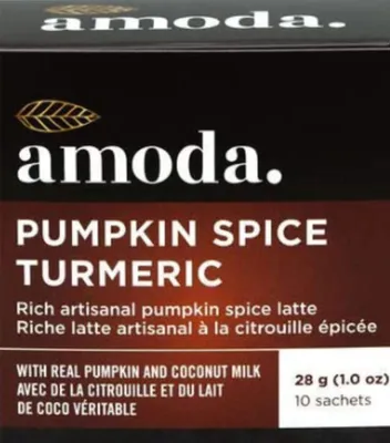 AMODA Pumpkin Spice Turmeric Latte Blend (10 sachets)