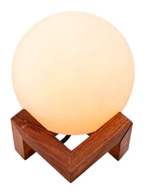 RELAXUS Himalayan Zen Salt Moon Lamp {7.50'' x 5.50'')