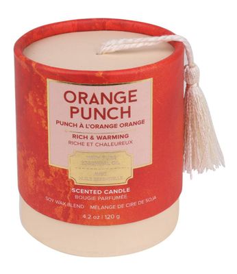 RELAXUS Soy Wax Scented Candle (Orange Punch - 120 gr)