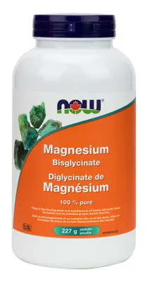NOW Magnesium Bisglycinate Powder (227gr)