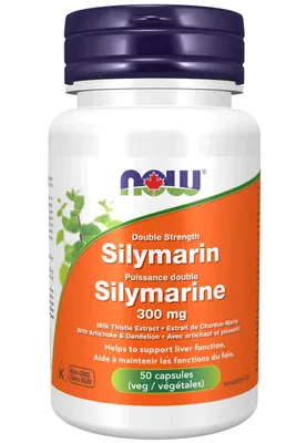 NOW Silymarin Milk Thistle Extract (300 mg - 50 V-Caps)