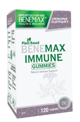 BENEMAX Immune Gummies ( Raspberry - 120 gummies)