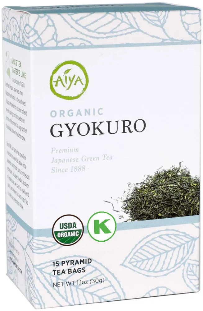 AIYA Organic Gyokuro Tea Bag Box (30 gr)