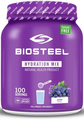 BIOSTEEL Hydration Mix (Grape - 100 Servings)