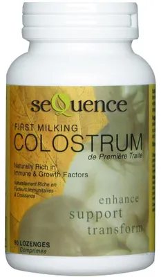 SEQUENCE HEALTH Colostrum Lozenges (200 mg - 90 Lozenges)
