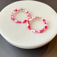 acrylic octagon hoops