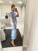 blue sky maxi dress