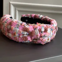 mixed woven knotted headband